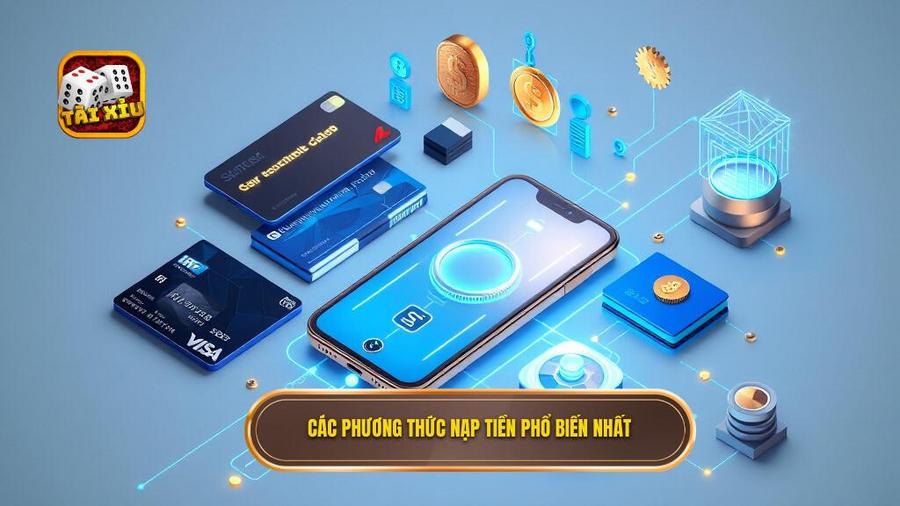 Các phương thức nạp tiền phổ biến nhất