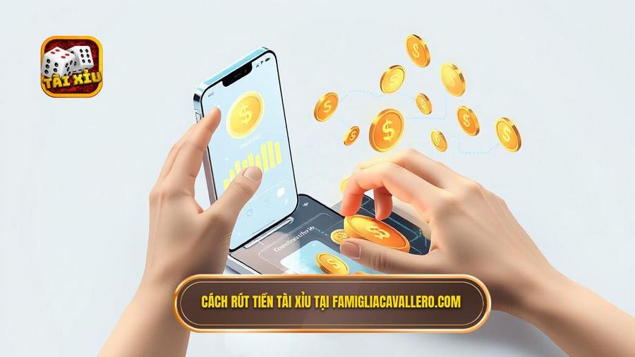 Cách rút tiền Tài Xỉu tại famigliacavallero.com