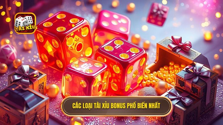 Các loại tài xỉu bonus phổ biến nhất